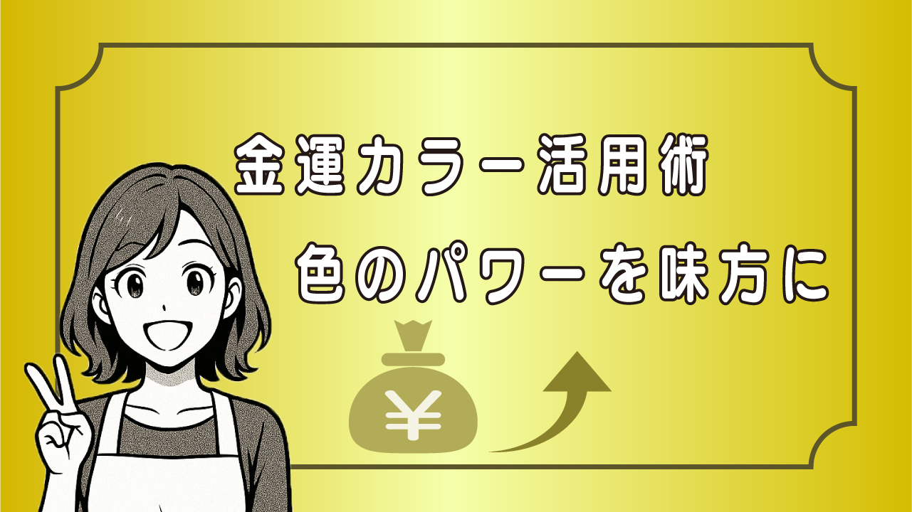 金運カラー活用術